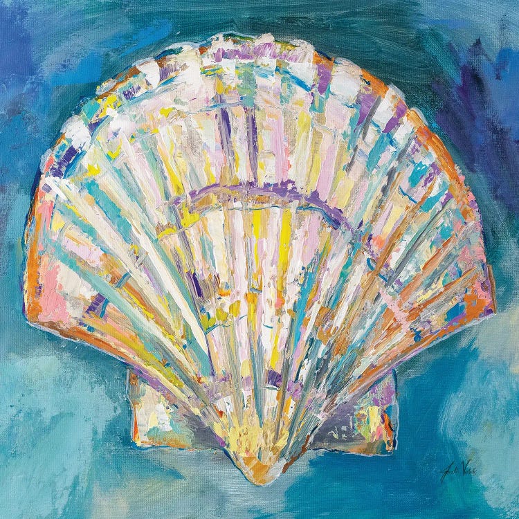 Scallop Shell Crop by Jeanette Vertentes wall art