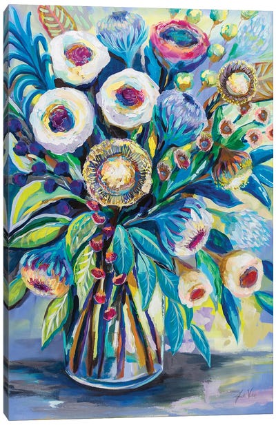 Bountiful Bouquet Canvas Art Print - Jeanette Vertentes