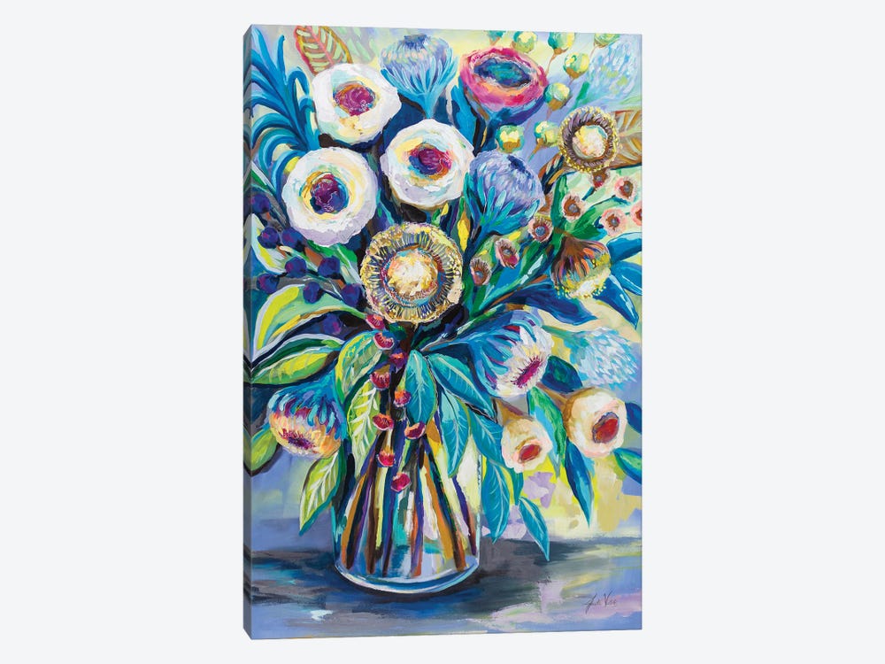 Bountiful Bouquet by Jeanette Vertentes 1-piece Canvas Wall Art