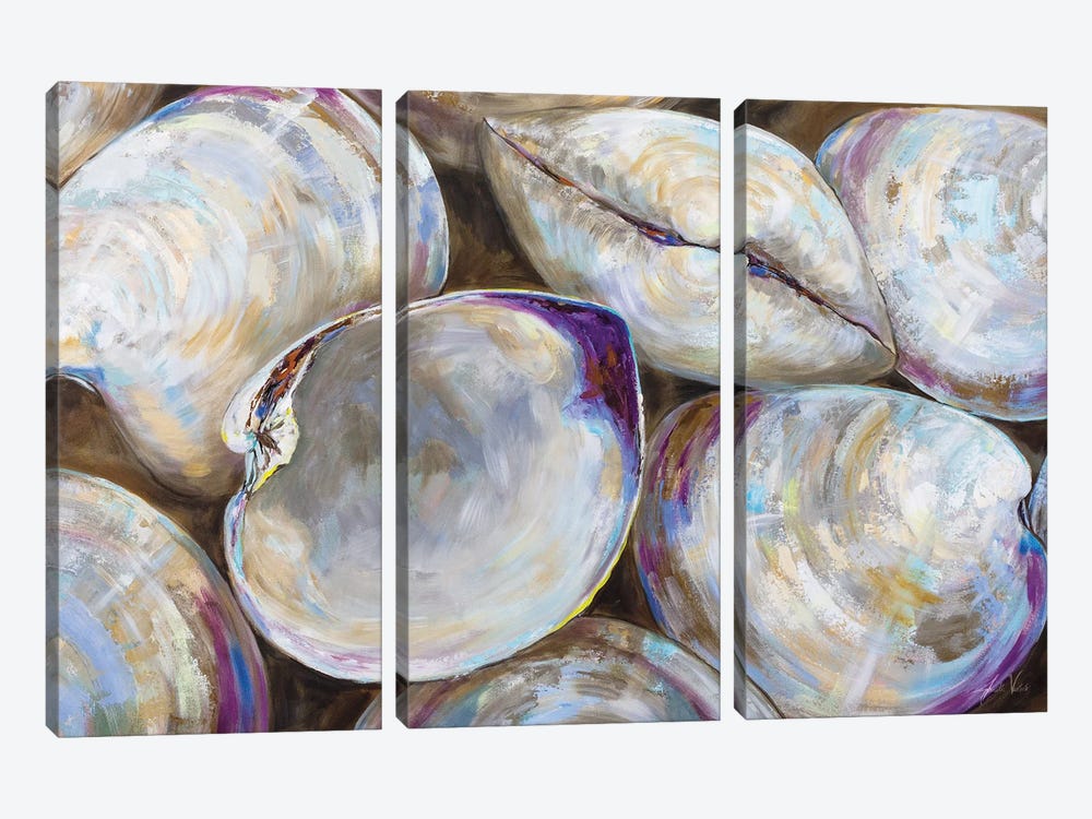 Clambake Cluster by Jeanette Vertentes 3-piece Canvas Art