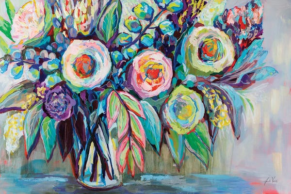 Botanical Still Life: Summer Pop by Jeanette Vertentes