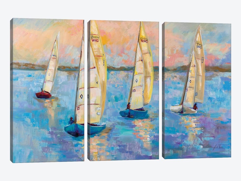 Watch Hill 15s by Jeanette Vertentes 3-piece Canvas Art Print