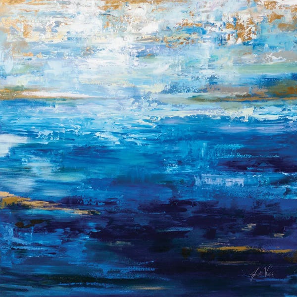 Coastal & Ocean Abstracts: Deep Blue by Jeanette Vertentes