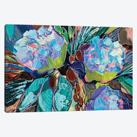 Hydrangea Harmony Canvas Print #JVE169} by Jeanette Vertentes Canvas Wall Art