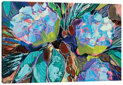 Hydrangea Harmony Canvas Art Print - Jeanette Vertentes