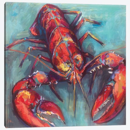 Lobster Canvas Print #JVE24} by Jeanette Vertentes Art Print