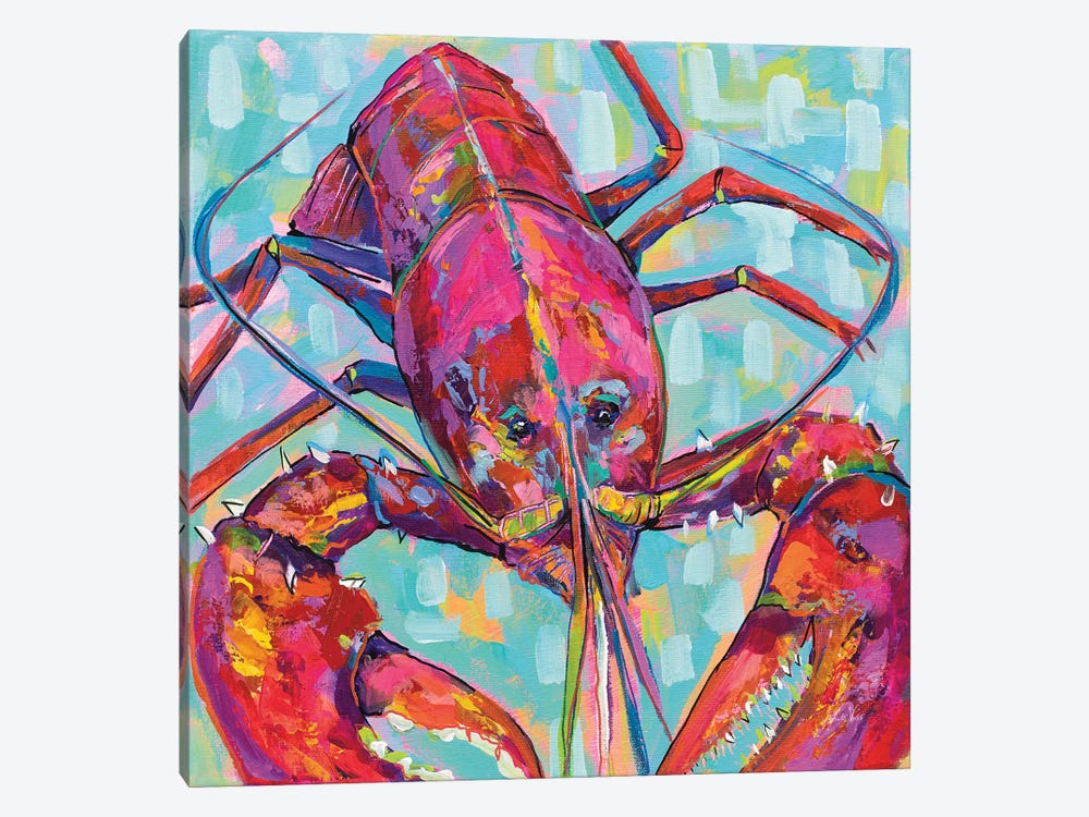 Lilly Lobster III by Jeanette Vertentes 1-piece Art Print