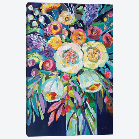 Lilys Bouquet Canvas Print #JVE74} by Jeanette Vertentes Canvas Art