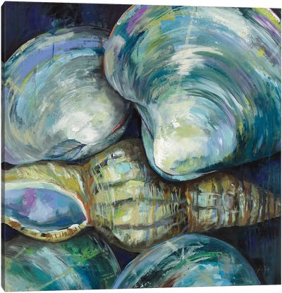New England Summer Canvas Art Print - Sea Shell Art