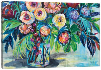 Key West Canvas Art Print - Bouquet Art