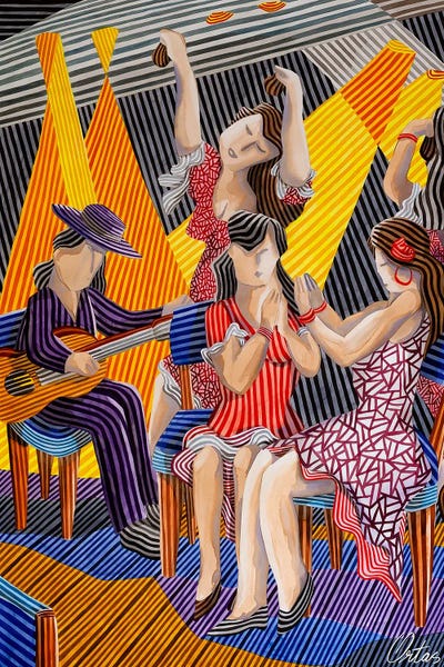 Stripes: Flamenco Scene by Javier Ortas