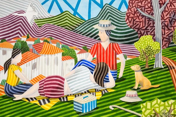 The Joy Of Life: Field Scene by Javier Ortas