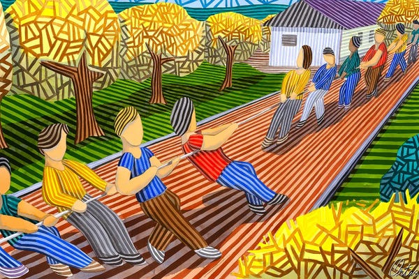 Stripes: Playing With The Rope by Javier Ortas