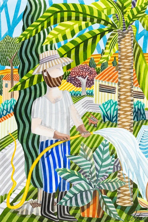 Gardener by Javier Ortas wall art