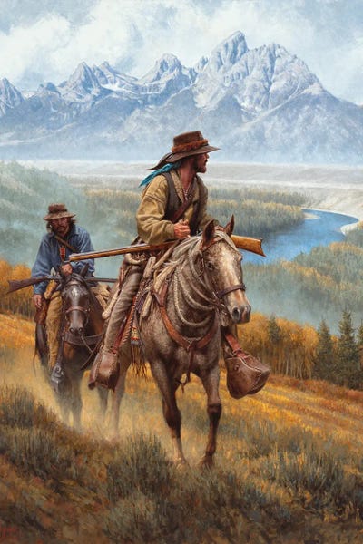 Western Décor: Season of the Mountain Men by Joe Velazquez