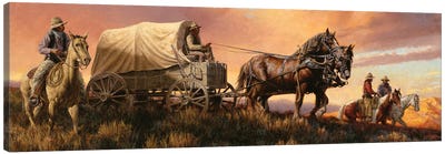 Big Sky Canvas Art Print - Carriage & Wagon Art