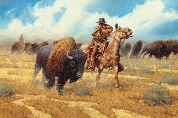Home On The Range: Buffalo Hunter by Joe Velazquez