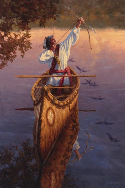 Canoes: He Hunts The Sky by Joe Velazquez