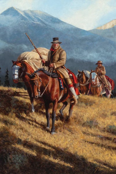 Headed For Winter Camp by Joe Velazquez art print