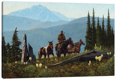 Journey From The Far North Canvas Art Print - Home on the Range