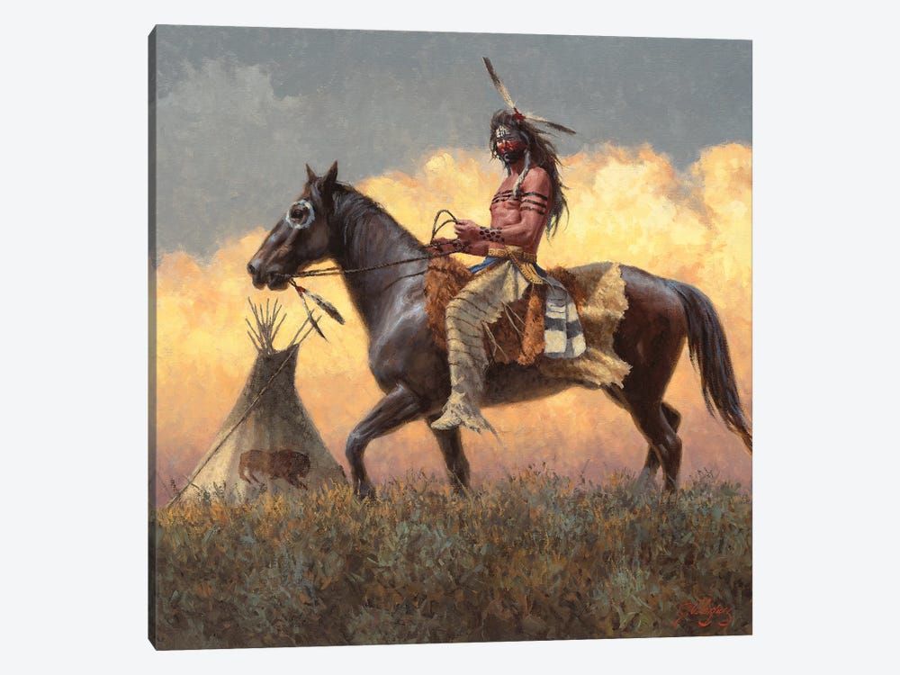 A Lakota Leader by Joe Velazquez 1-piece Canvas Art