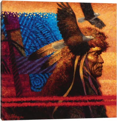 Tapestry Canvas Art Print - Eagle Art