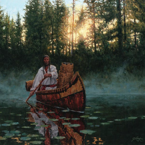 Canoes: The Bark Gatherer by Joe Velazquez