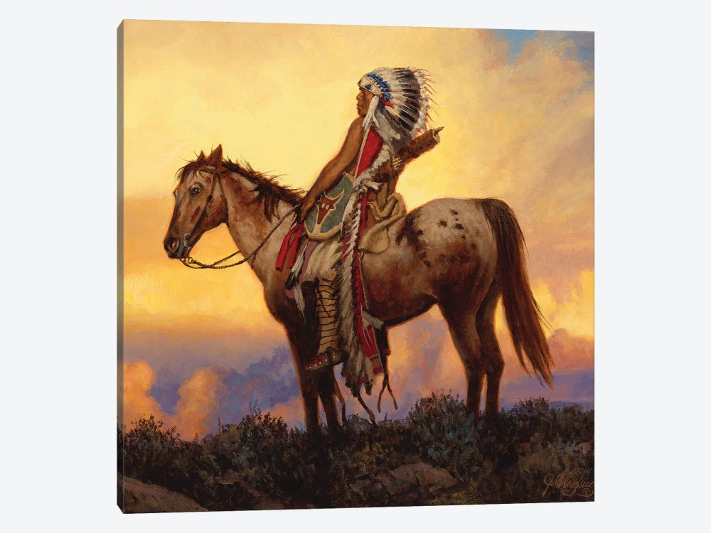 The Last Great Warrior by Joe Velazquez 1-piece Canvas Art Print