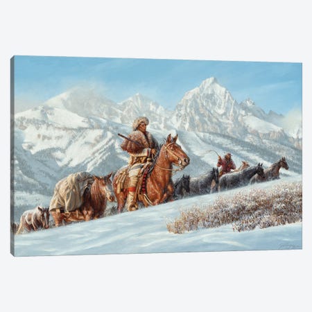 The Mountain Men Canvas Print #JVL76} by Joe Velazquez Art Print