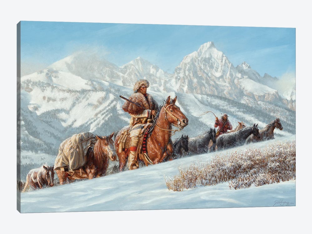 The Mountain Men by Joe Velazquez 1-piece Canvas Wall Art