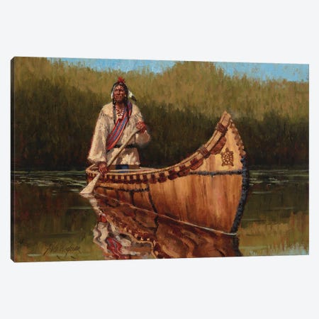 The Ojibwe Canvas Print #JVL77} by Joe Velazquez Canvas Art Print