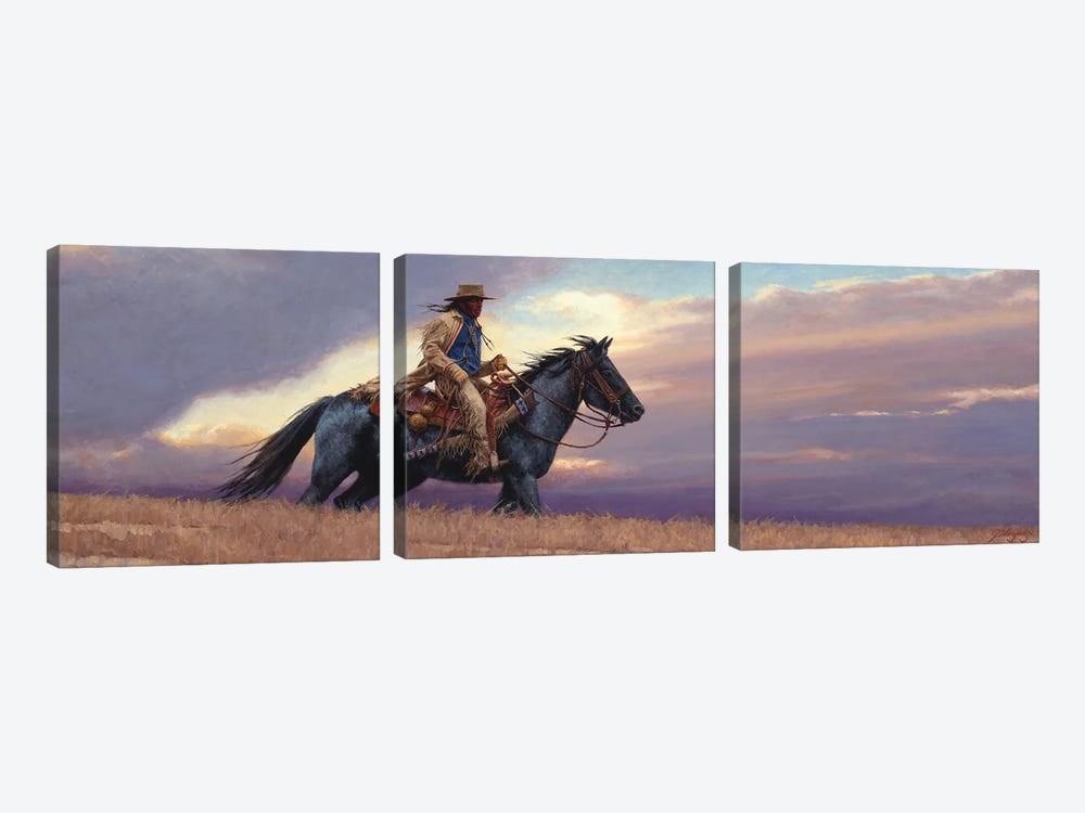 The Scout by Joe Velazquez 3-piece Canvas Art Print