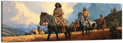 The Shoshone Way Canvas Art Print - Indigenous & Native American Culture