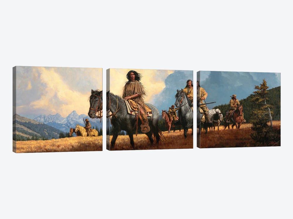 The Shoshone Way by Joe Velazquez 3-piece Canvas Artwork