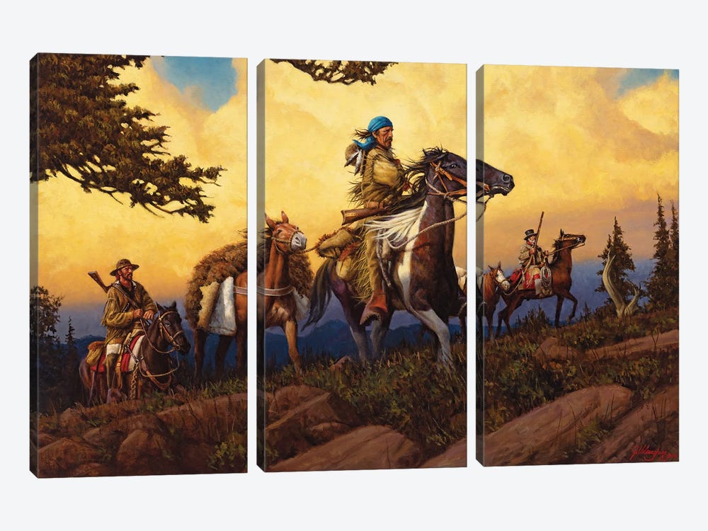 An Intrepid Breed Of Men by Joe Velazquez 3-piece Canvas Art Print