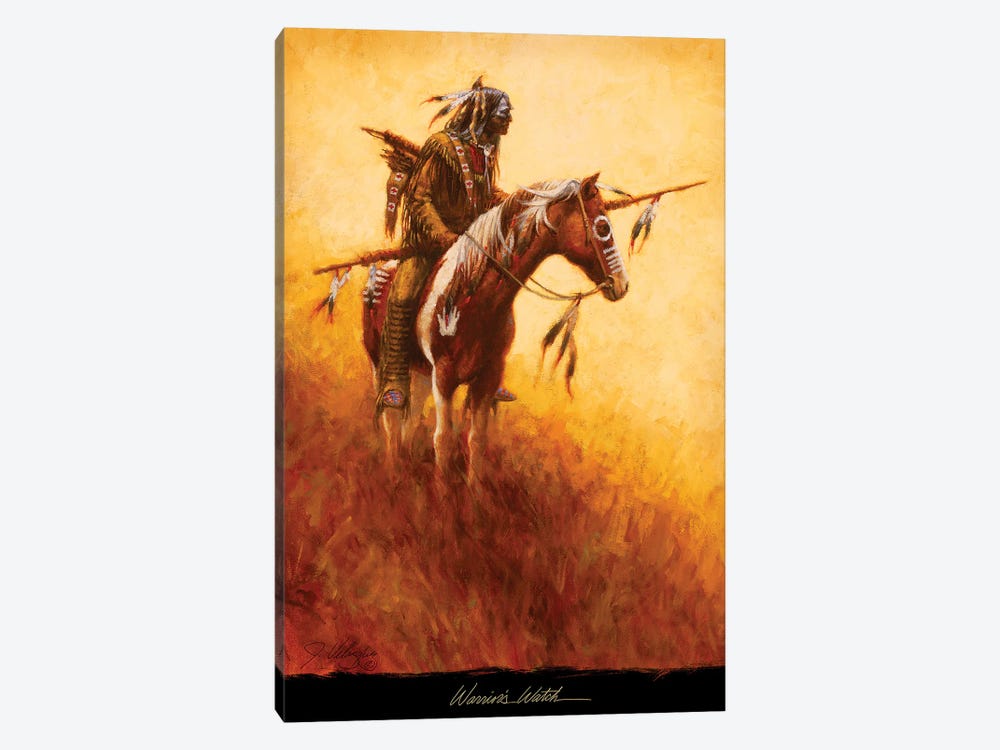 Warrior's Watch by Joe Velazquez 1-piece Canvas Print