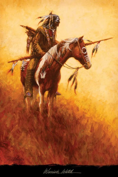 Native American Décor: Warrior's Watch by Joe Velazquez