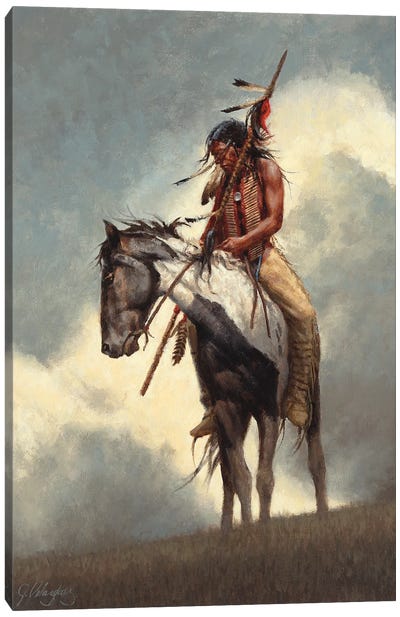 Winds Of Change Canvas Art Print - Indigenous & Native American Culture