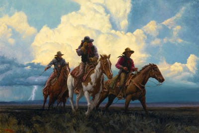 Double Thunder by Joe Velazquez canvas print