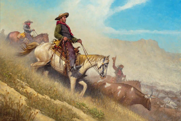 Fifteen Miles A Day by Joe Velazquez wall art