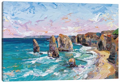 The Twelve Apostles Canvas Art Print - Contemporary Coastal