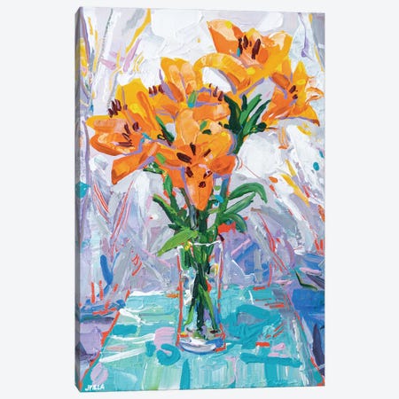 Tiger Lilies II Canvas Print #JVN109} by Joseph Villanueva Canvas Print