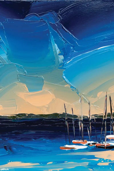 Joseph Villanueva: Boats At Bay by Joseph Villanueva