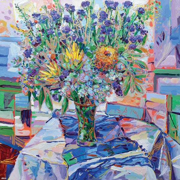 Joseph Villanueva: Australian Native Flora II Still Life by Joseph Villanueva