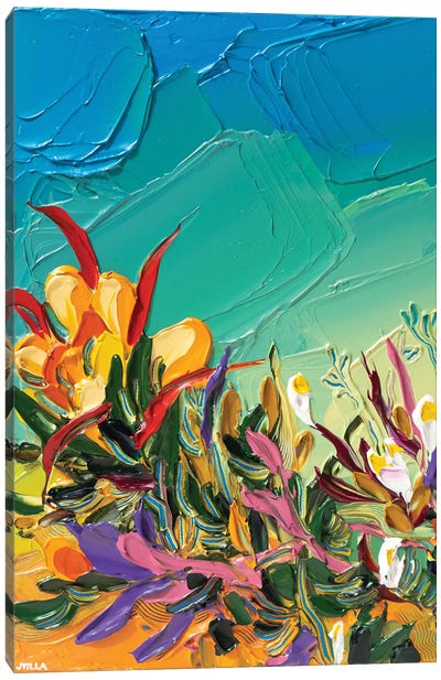 Floral Fantasy II Canvas Art Print - Joseph Villanueva