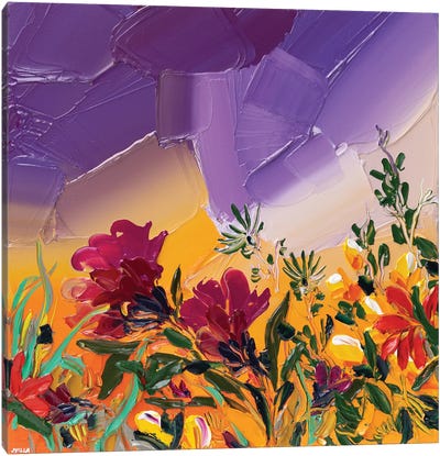 Floral Fantasy III Canvas Art Print - Joseph Villanueva