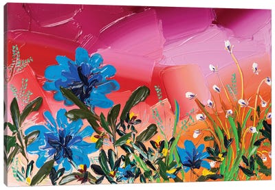 Floral Fantasy IV Canvas Art Print - Landscapes in Bloom