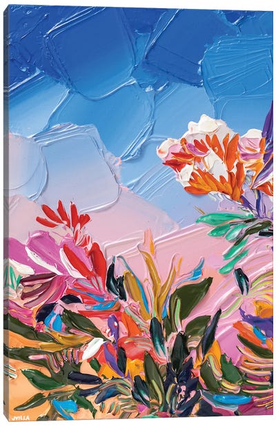 Floral Fantasy Canvas Art Print - Landscapes in Bloom