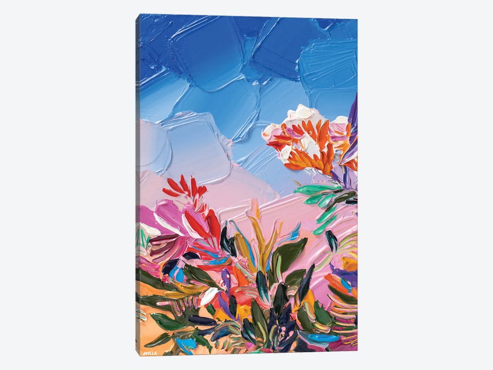 Floral Fantasy by Joseph Villanueva 1-piece Canvas Print
