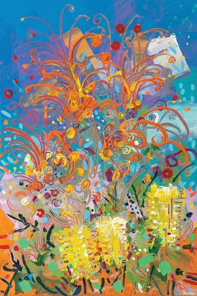 Floral Fest by Joseph Villanueva canvas print